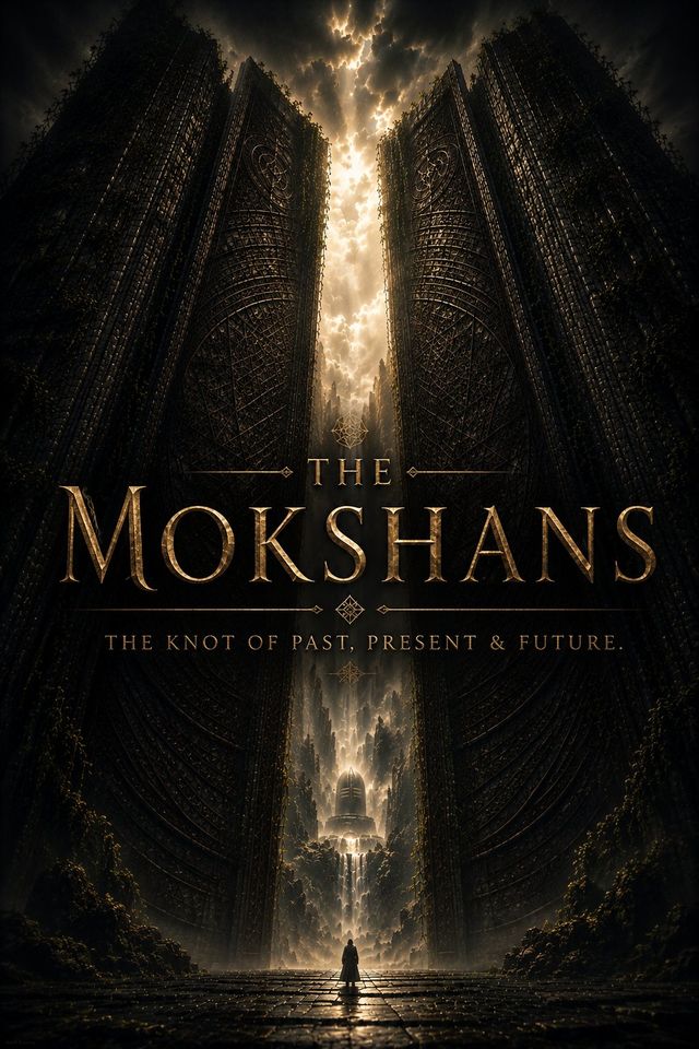 The Mokshans book cover: The Knot of Past, Present & Future